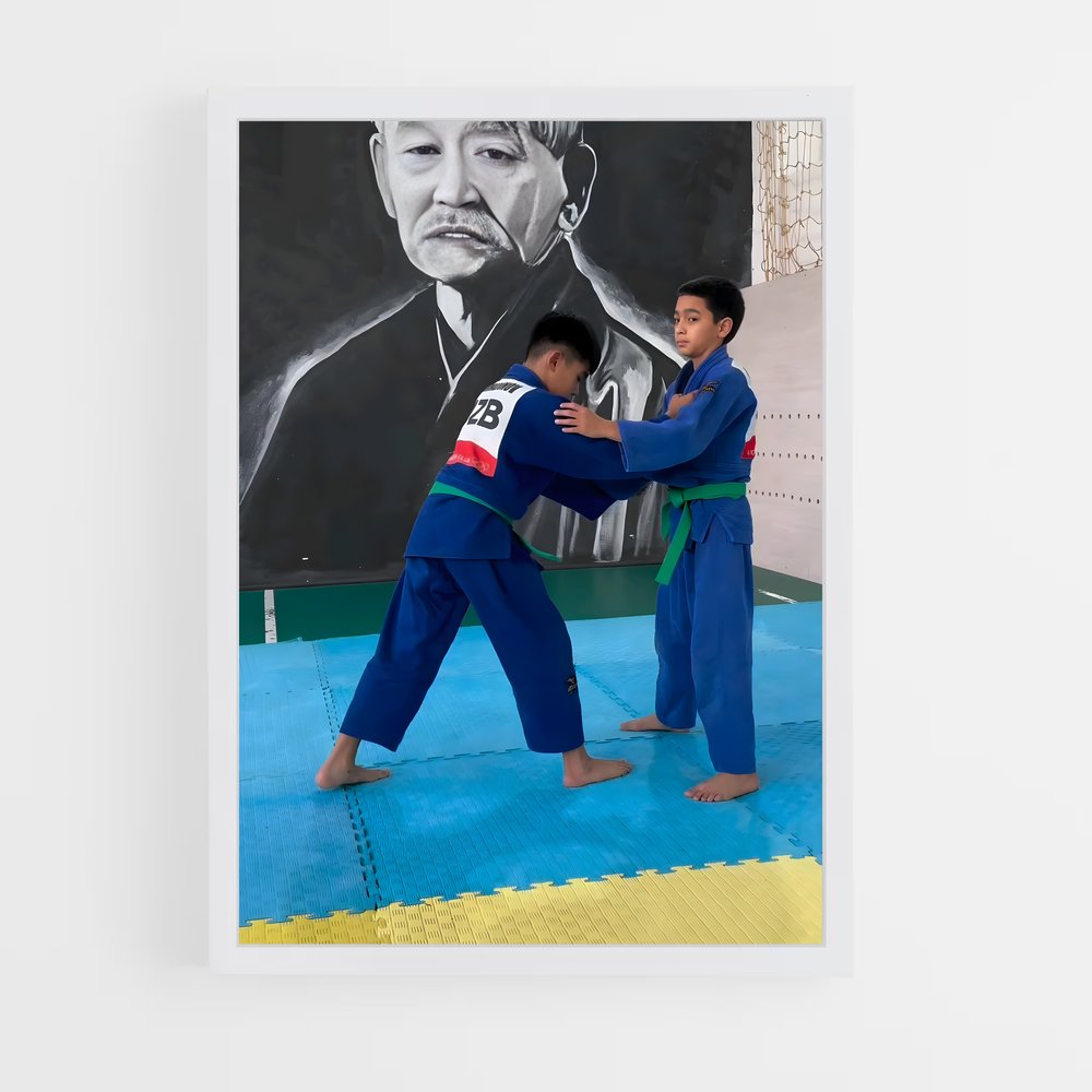 Poster Duel de Kims – affiche Judo (vue 3)